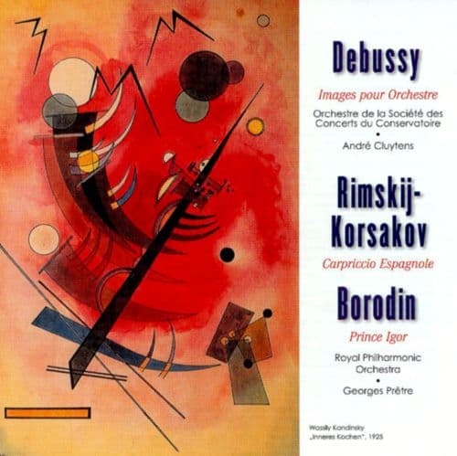 Album cover art for Debussy: Images - Rimsky-Korsakov: Capriccio Espagnole - Borodin: Prince Igor