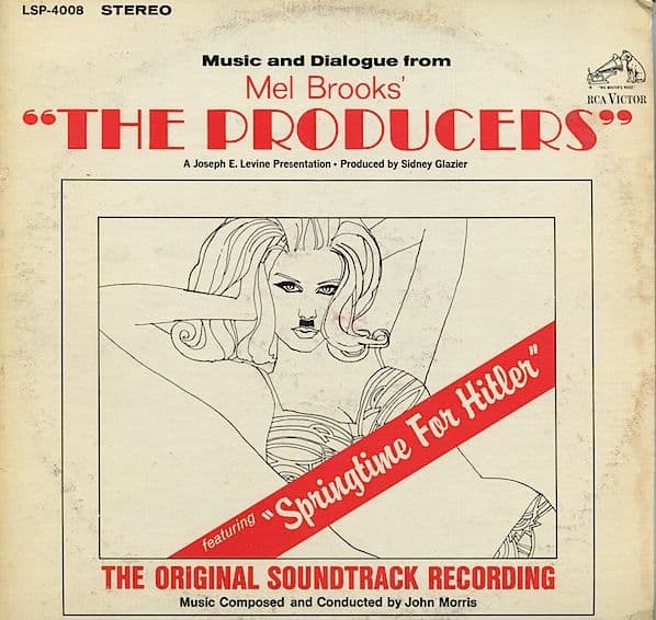 Album cover art for Music And Dialogue From Mel Brooks' "The Producers"