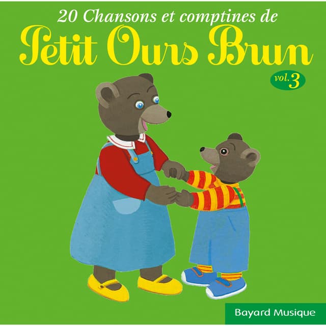 Album cover art for 20 chansons & comptines de Petit Ours Brun, Vol. 3