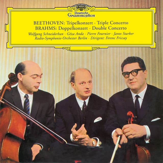 Album cover art for Beethoven: Triple Concerto - Brahms: Double Concerto