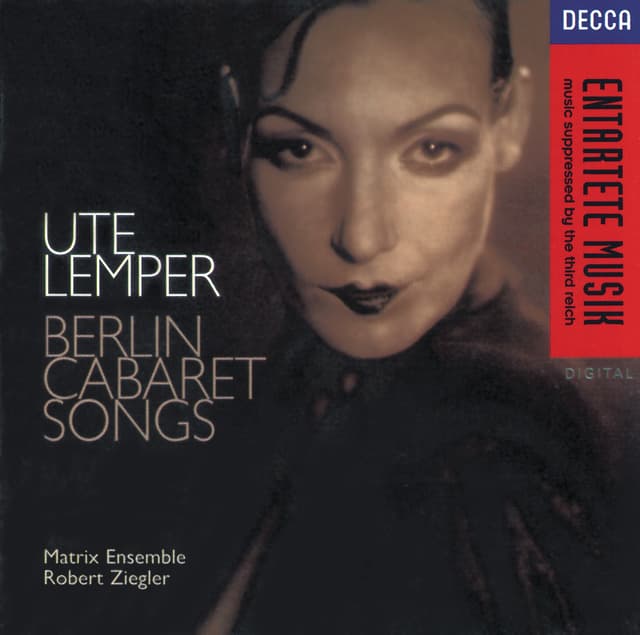 Album cover art for Berlin Cabaret Songs (In German)