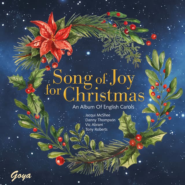 Album cover art for Song of Joy for Christmas. An Album of English Carols
