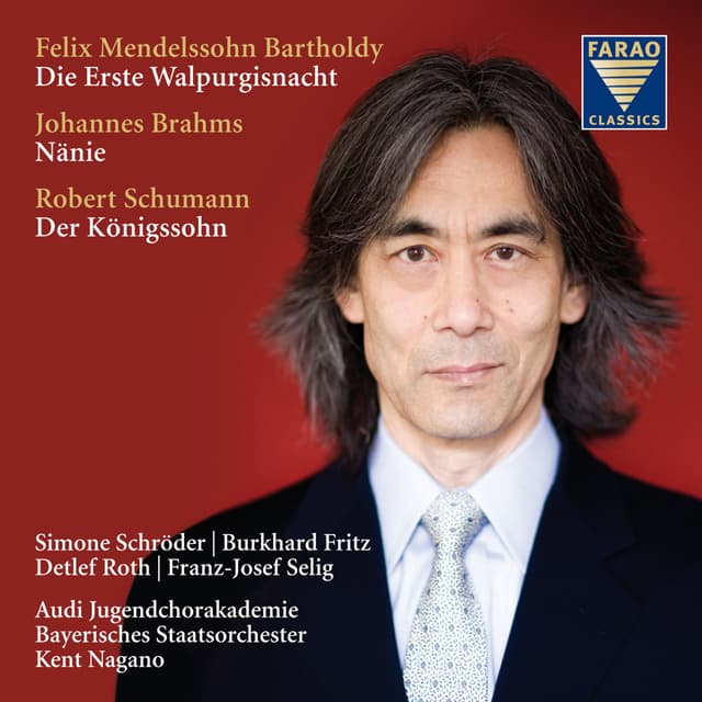 Album cover art for Kent Nagano Dirige Mendelssohn, Brahms et Schumann
