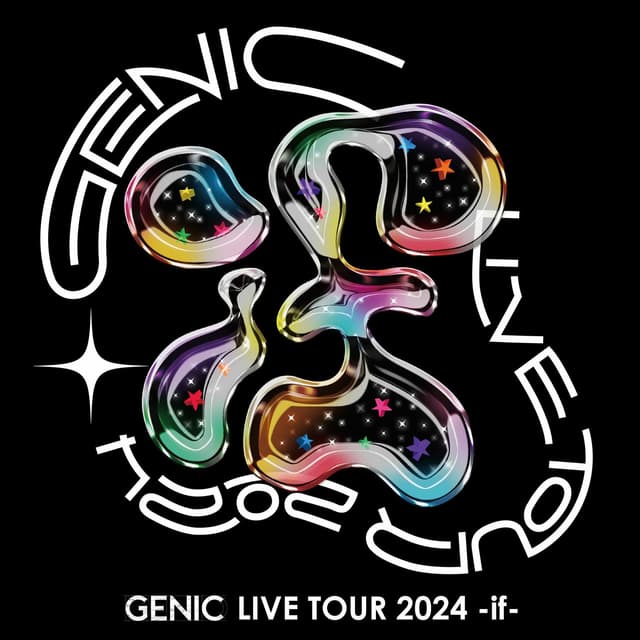 Album cover art for GENIC LIVE TOUR 2024 -if-