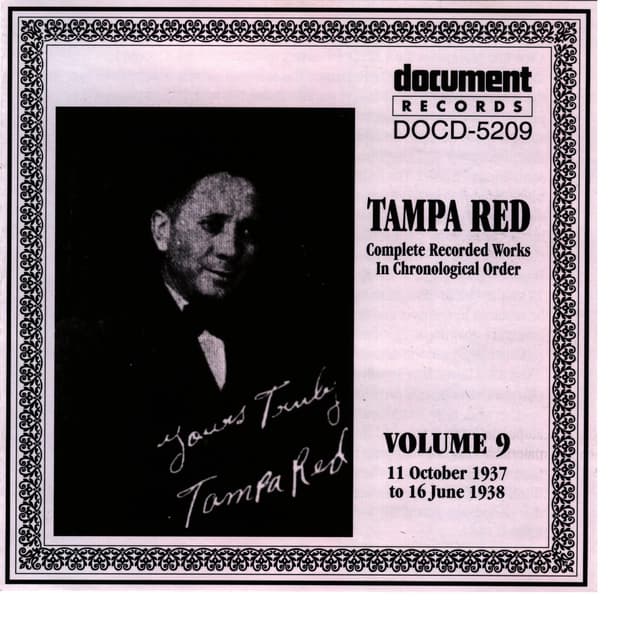 Album cover art for Tampa Red, Vol. 9 (1937-1938)