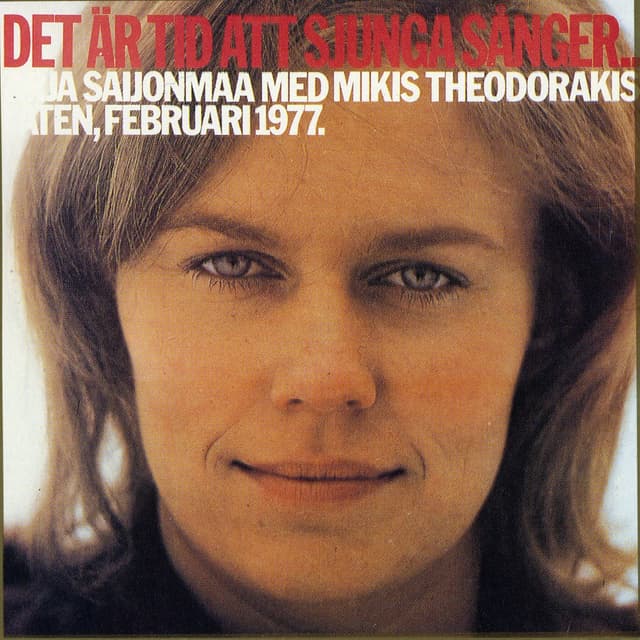 Album cover art for "Det Är Tid Att Sjunga Sånger.."