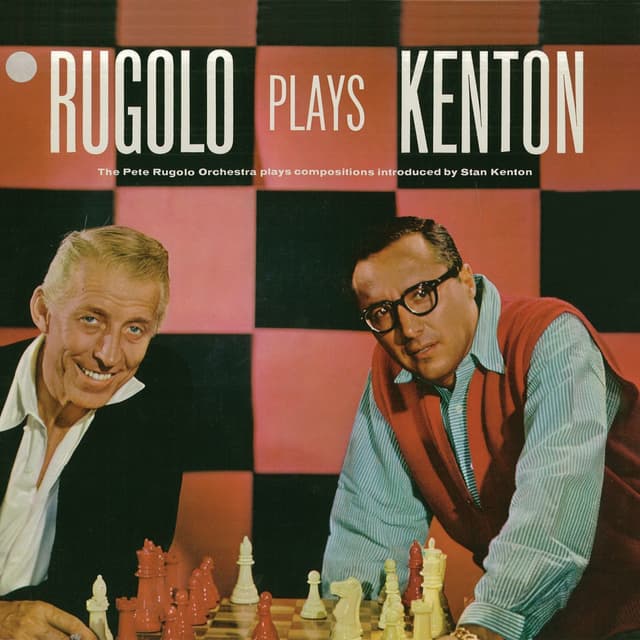 Album cover art for Rugolo Plays Kenton