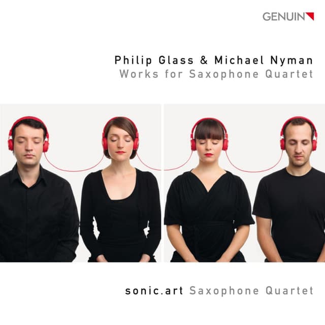 Album cover art for Works for Saxophone Quartet