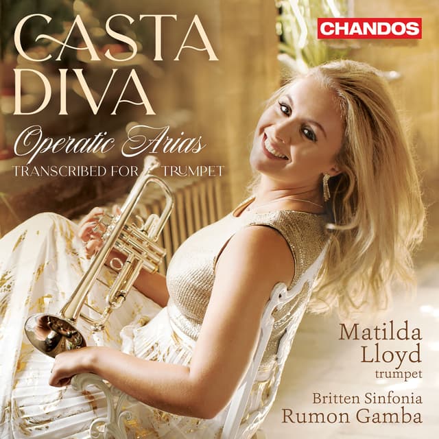 Album cover art for Casta Diva - Operatic Arias Transcribed for trumpet