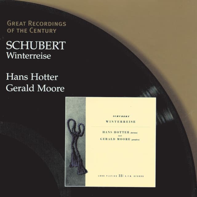 Album cover art for Schubert: Winterreise - Hotter - Moore