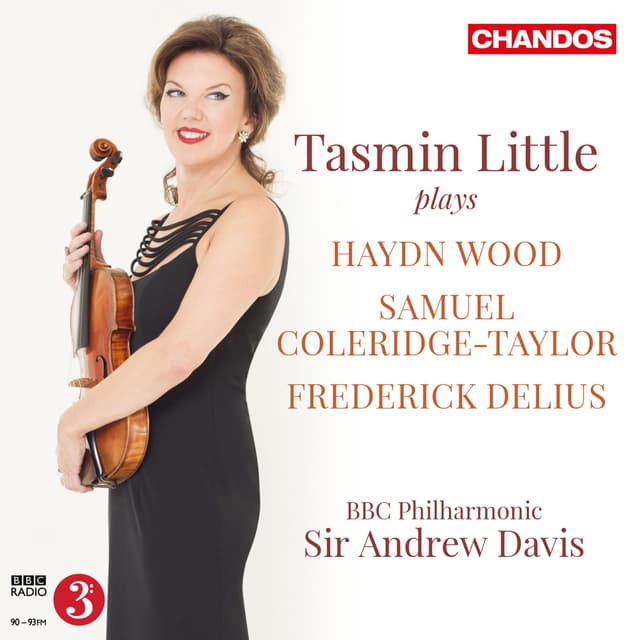 Album cover art for Tasmin Little Plays British Violin Concertos