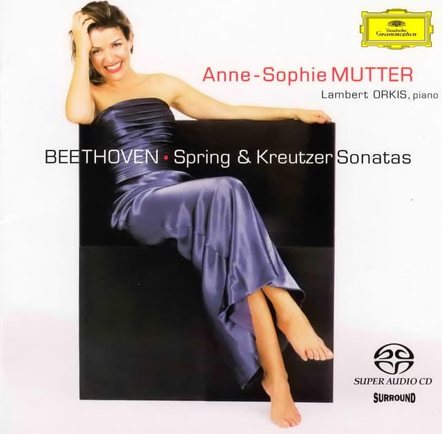 Album cover art for Beethoven : Spring & Kreutzer Sonatas