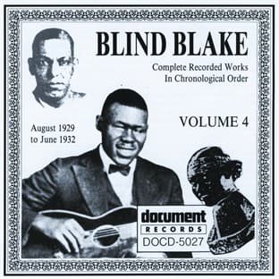 Album cover art for Blind Blake Vol. 4 (1929 - 1932)