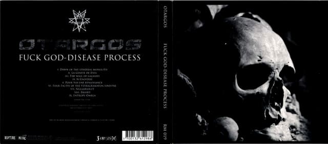 Album cover art for Fuck God-Disease Process