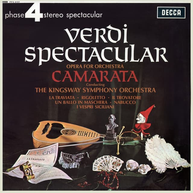 Album cover art for Verdi Spectacular