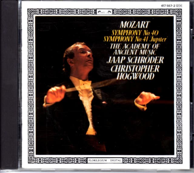 Album cover art for Mozart: Symphony No 40 Symphony - No. 41 "Jupiter"