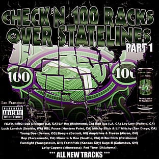 Album cover art for Check'n 100 Racks Over Statelines