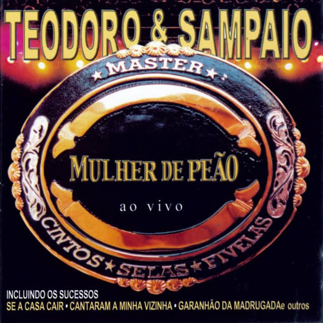 Album cover art for Mulher De Peão Ao Vivo