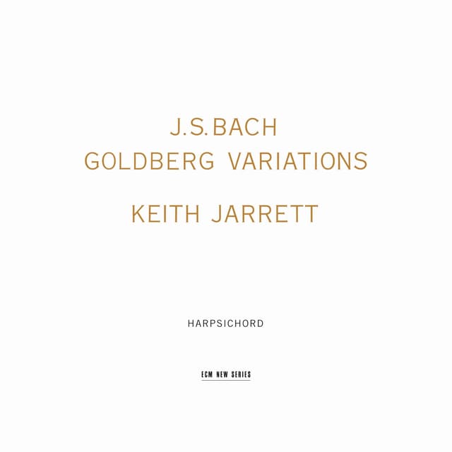 Album cover art for Bach: Goldberg Variations