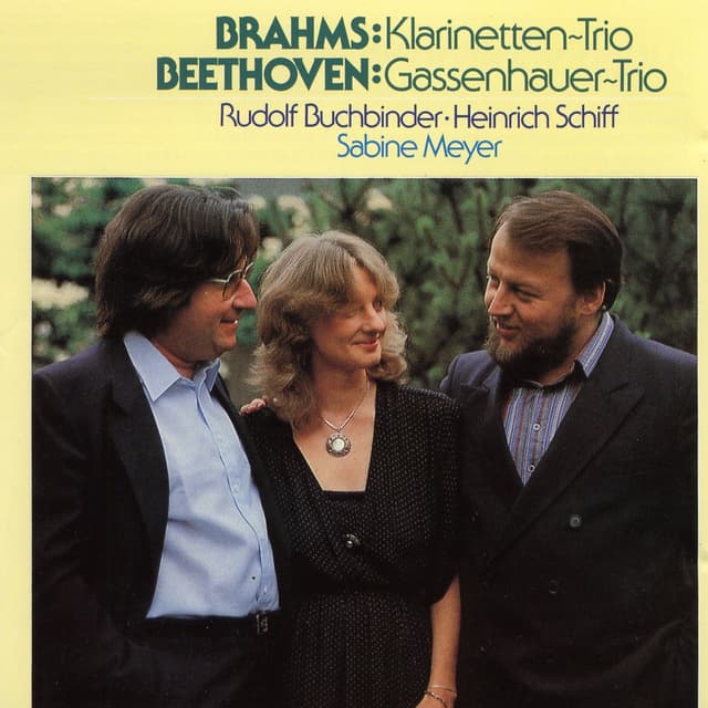 Album cover art for Brahms - Beethoven: Clarinet Trios