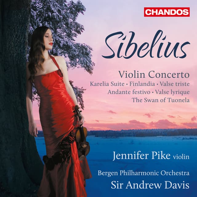 Album cover art for Sibelius: Violin Concerto - Karelia Suite