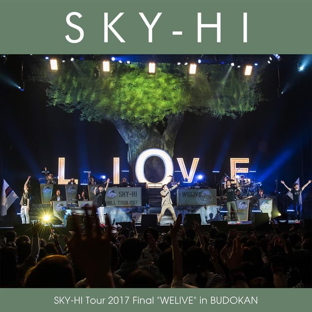 Album cover art for SKY-HI Tour 2017 Final "WELIVE" in BUDOKAN