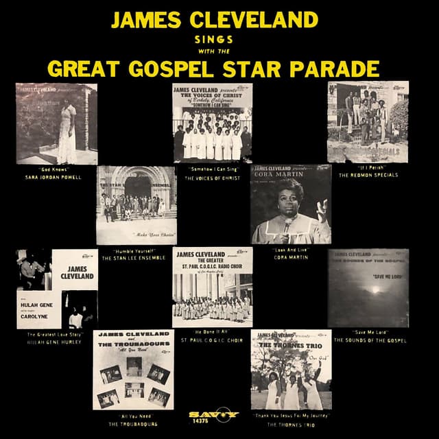 Album cover art for Sings With The Greatest Gospel Star Parade