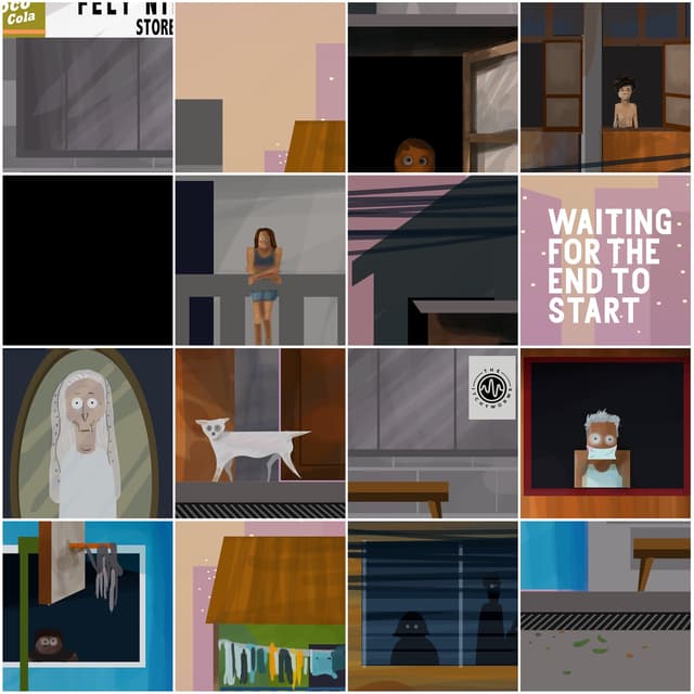 Album cover art for Waiting for the End to Start