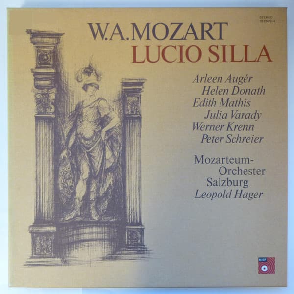 Album cover art for Mozart: Lucio Silla