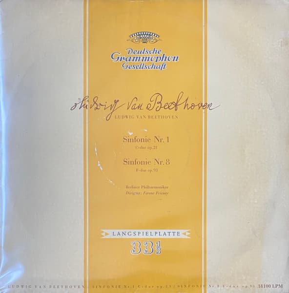 Album cover art for Beethoven: Symphonies Nos. 1 & 8