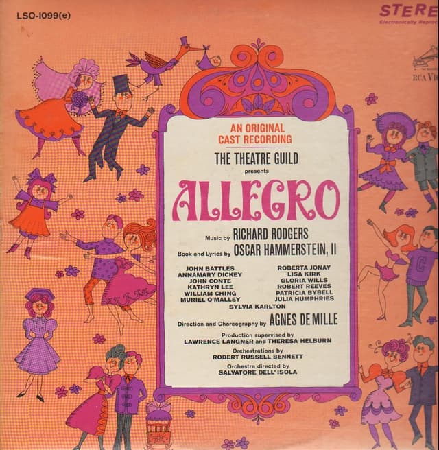 Album cover art for Allegro