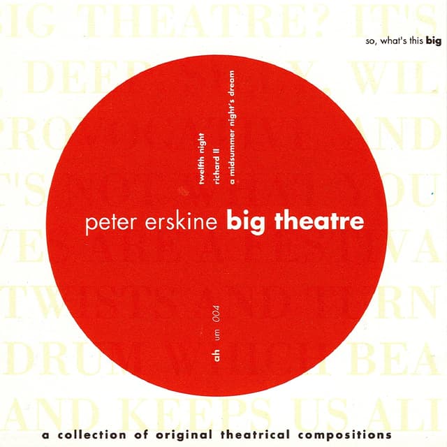 Album cover art for Big Theatre