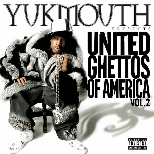 Album cover art for Yukmouth Presents United Ghettos Of America Vol. 2