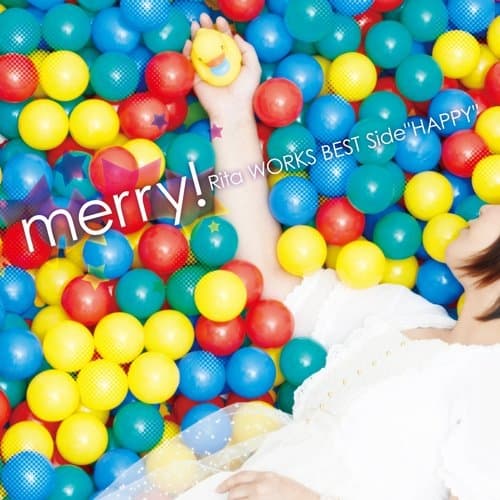 Album cover art for merry! -Rita WORKS BEST Side"HAPPY"