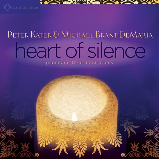 Album cover art for Heart of Silence: Piano and Flute Meditations