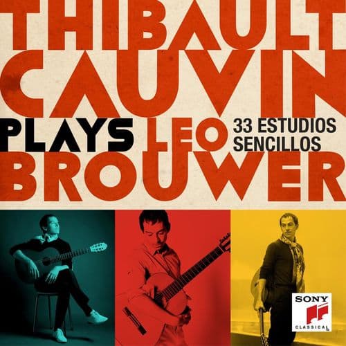 Album cover art for Thibault Cauvin Plays Leo Brouwer