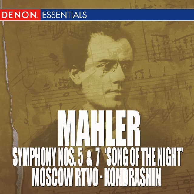 Album cover art for Mahler: Symphony Nos. 5 & 7 "the Song Of The Night "