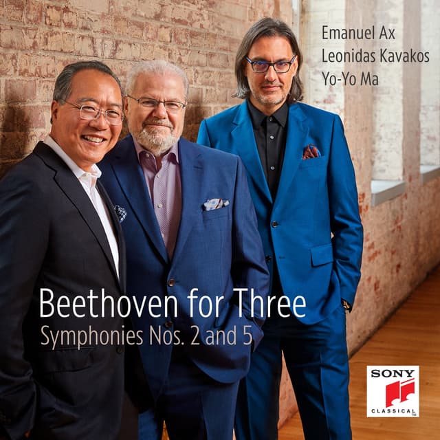 Album cover art for Beethoven for Three: Symphonies Nos. 2 and 5