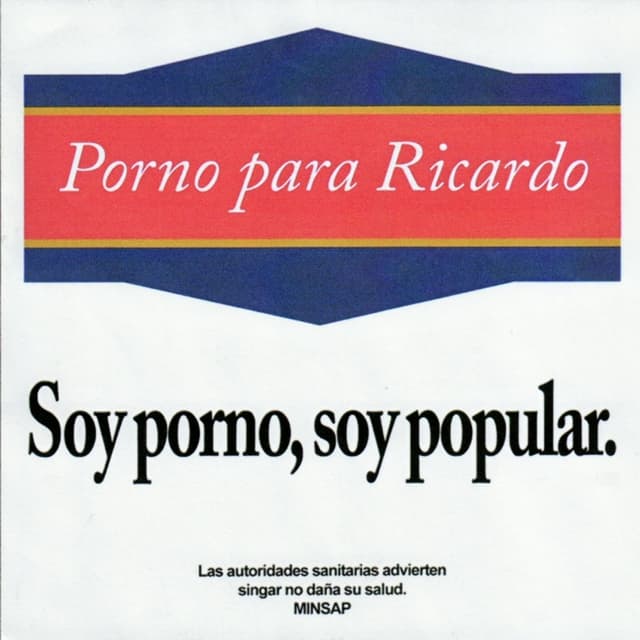 Album cover art for Soy porno, soy popular