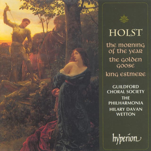 Album cover art for Holst: Choral Ballets