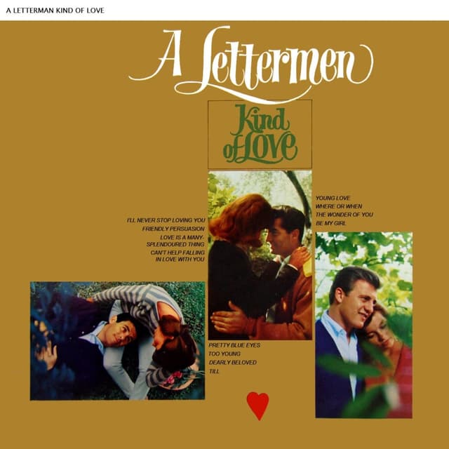 Album cover art for A Lettermen Kind Of Love