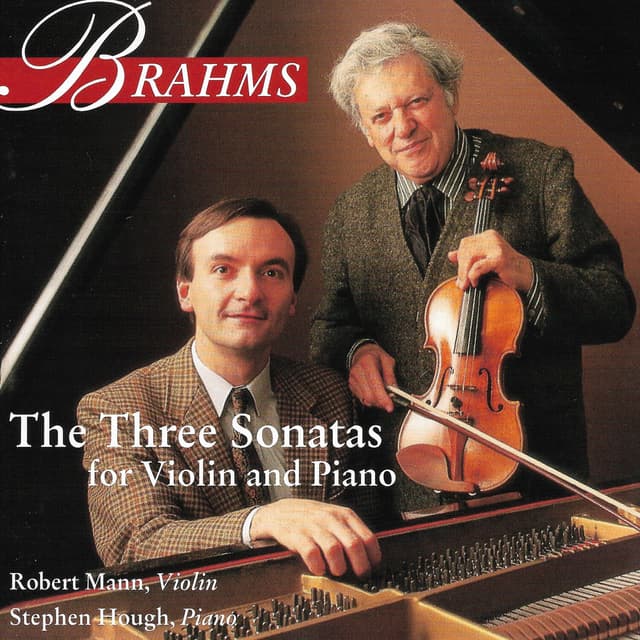 Album cover art for Brahms: The Three Sonatas for Violin and Piano