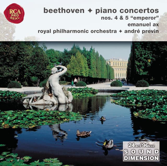 Album cover art for Beethoven : Piano Concertos Nos. 4 & 5