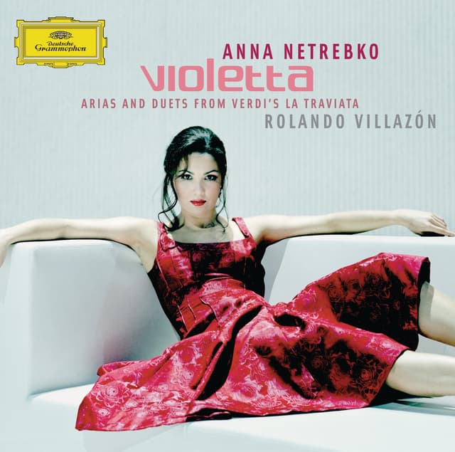 Album cover art for Violetta - Arias and Duets from Verdi's La Traviata