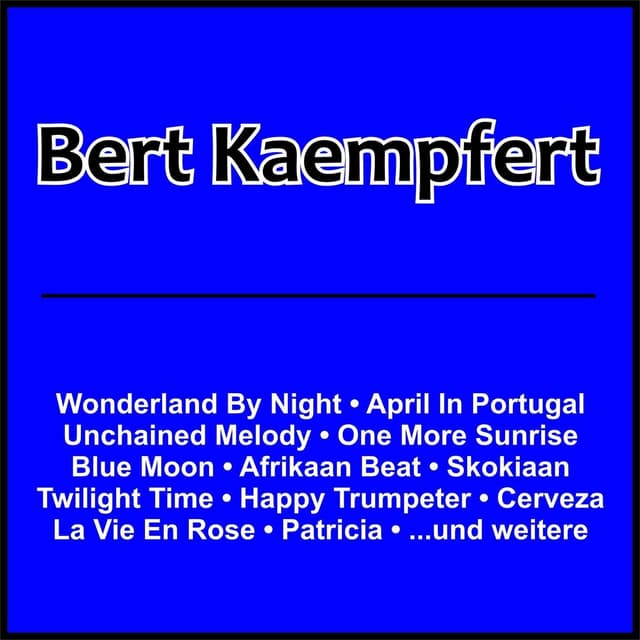 Album cover art for Bert Kaempfert