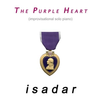Album cover art for The Purple Heart (Improvisational Solo Piano)