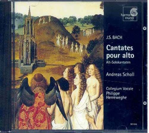 Album cover art for Cantates Pour Alto - Alt-Solokantaten