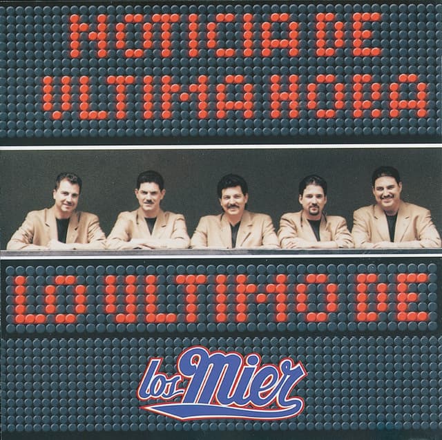 Album cover art for Noticia de Ultima Hora