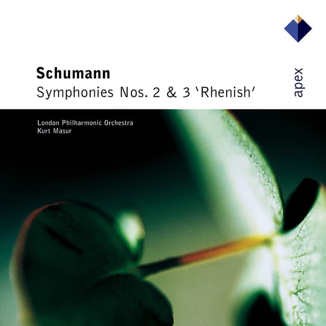 Album cover art for Schumann : Symphonies Nos 2 & 3 'Rhenish' - APEX
