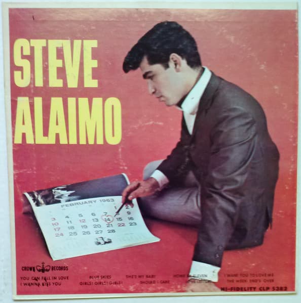 Album cover art for Sensational Steve Alaimo